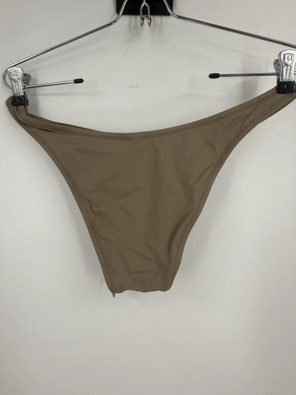 Skims Recycled Swim Cheeky Tanga Bikini Bottom Desert Tan Size M